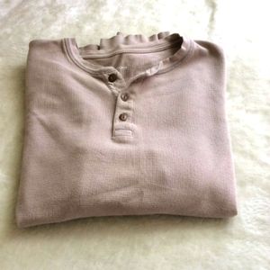 Sonoma Men's Long sleeve Oatmeal Color size large